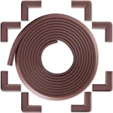 Bébé Earth 6M Edge & Corner Guard Set 20 ft 8 Corner Protectors Coffee Brown