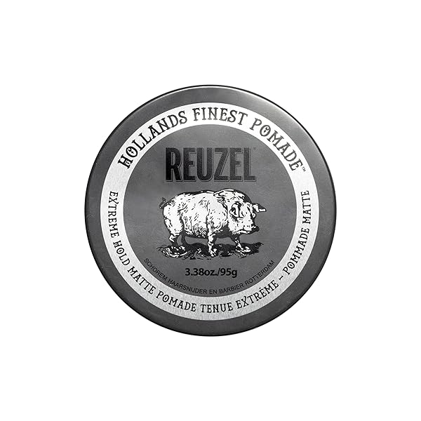 REUZEL EXTREME HOLD MATTE POMADE, STRONGEST ALL DAY...