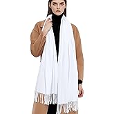 Gragengs Pashmina Shawls and Wraps Scarfs for Women Wedding Party Winter Warm Long Solid Color