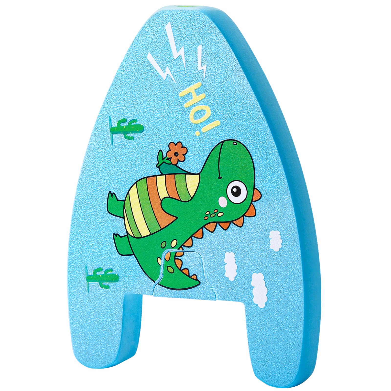 Photo 1 of HeySplash Swim Kickboard, Cute Pattern Kickboard for Kids, Swimming Kickboard with Water Sprayer, Swim Board Training Water Fun Tool for Kids, Beginning Swimmers, Swimming Pool, Blue Green Dinosaur