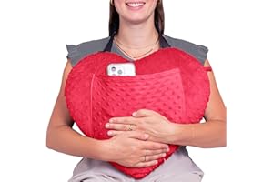 MOYOAMA Open Heart Surgery Pillow for Heart Surgery Recovery Gifts - After Bypass Surgery Must Haves, Gifts for Chest Surgery Recovery, Seatbelt Pillows for Post-Surgery, Shock Absorbing Chest Pillow