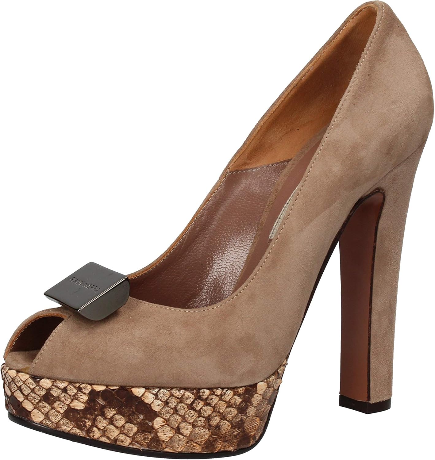 GIANNI MARRA PumpsShoes Womens Suede Beige 9