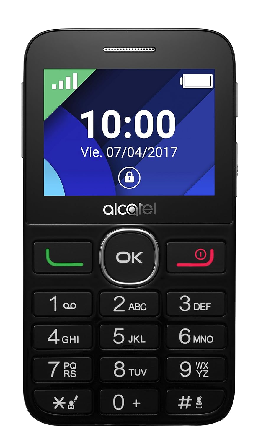 Alcatel 2008G móvil sin tapa sencillo para personas mayores