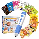 Interactive Audio Story Pen for Kids Ages 3&ndash;5 | 10 Storybooks, Tap to Listen , Screen-Free Learning Toy, USB-C Rechargeable