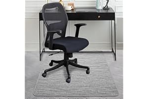 AiBOB Chair Mat for Carpeted Floors, Premium Quality Hard Material, Office Floor Mats for Computer Desk on Carpet, Easy Gride for Chairs, 36x48 Grey