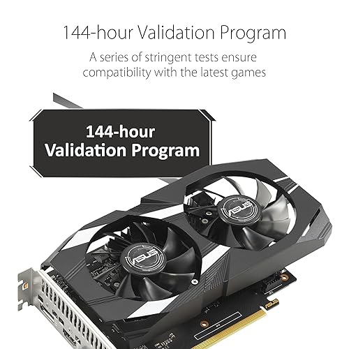 ASUS Dual GeForce® GTX 1650 V2 OC Edition 4GB GDDR6 (PCIE 4GB