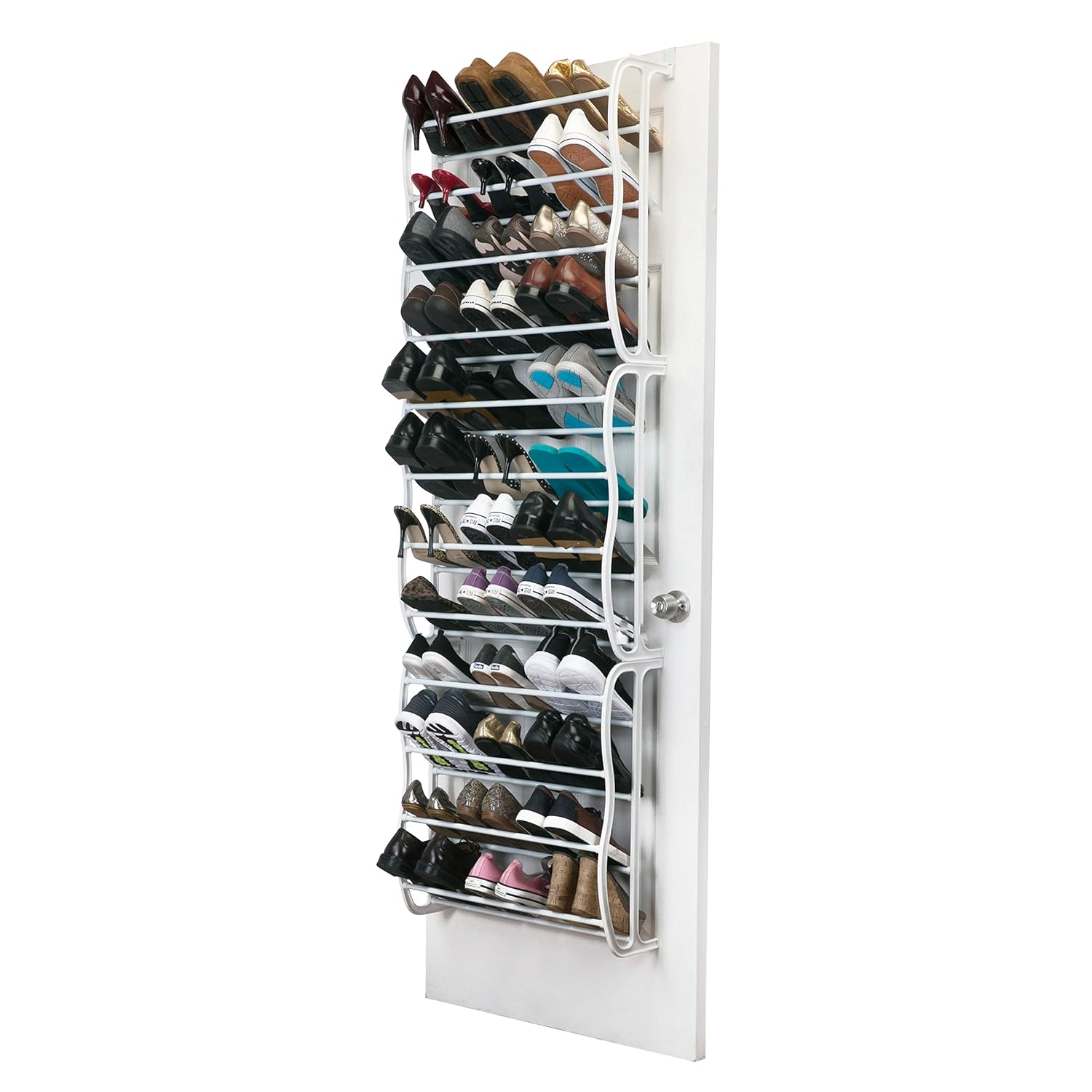 Best Over The Door Shoe Rack 36 Pair Home Basics