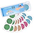 Nano shield Itch Relief Patches 24 Counts, Natural Bug Bite Itch Relief Stickers for Kids, Instantly Reduce Itching & Swelling After Bite, Travel Camping Essential Gift for Family & Friends