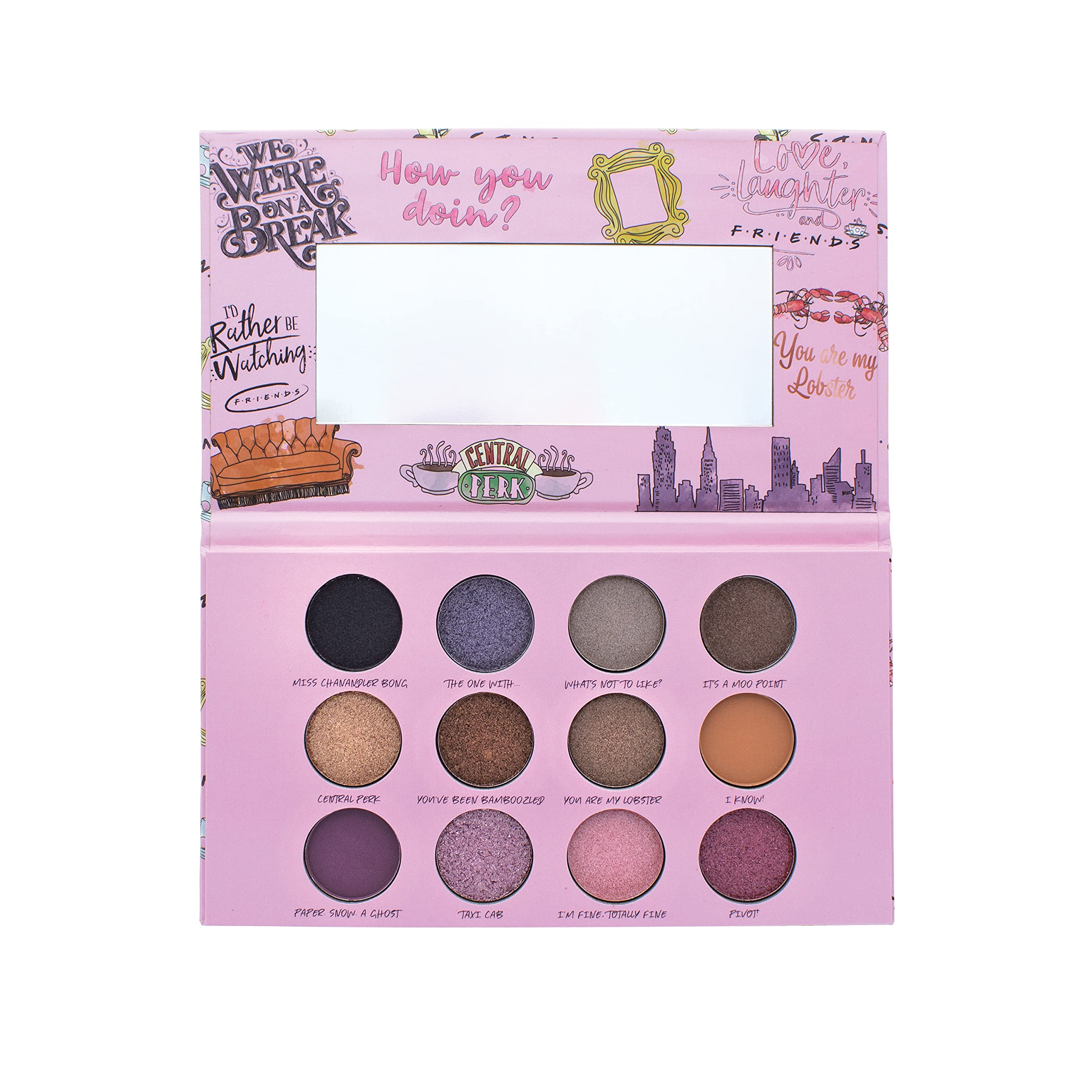 Paladone, Multicolor Friends Eye Shadow palette