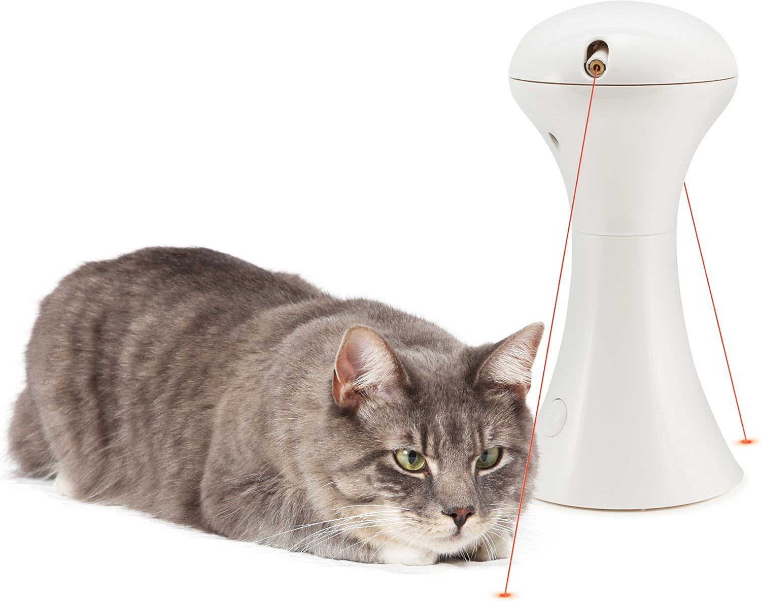 Cats go wild for lasers! PetSafe® Multi-Laser Toy with 2 lasers rotating in a 360 degree - Image 3