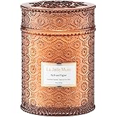 LA JOLIE MUSE Sylvan Figue Candle | Fig Leaf, Red Berries, Sandalwood | 19 oz Large Wooden Wick Candle | Natural Soy Wax | 90 Hours Clean Burn | Gift-Ready for Hosts | Elegant Home Décor
