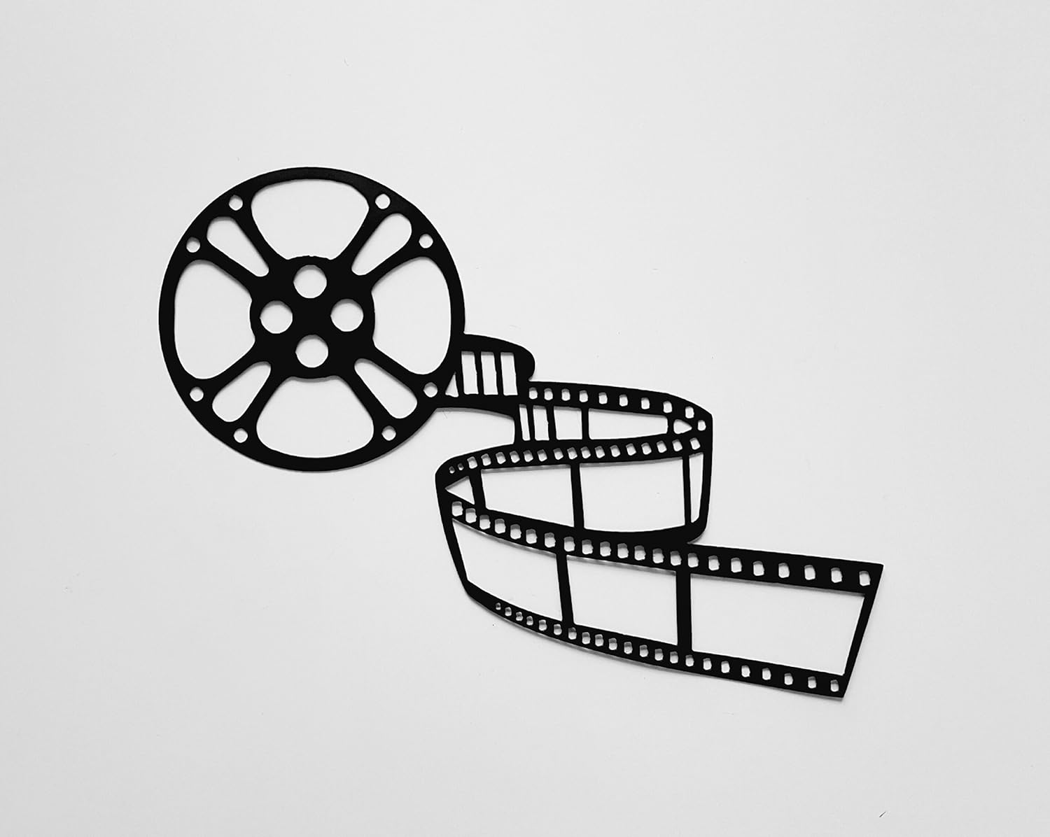 Movie Reel and Film Sign Home Theater Decor Metal Wall Art