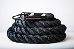 USA MADE GYM Climbing Rope Black Poly Dac
