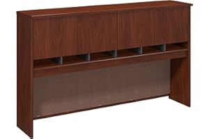 Bush Business Furniture Series C Hutch, 72W 4 Door, Hansen Cherry
