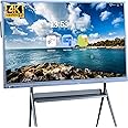 JYXOIHUB 55 Inch Electronic Whiteboard with 4K HD Touch Screen, Interactive Whiteboard for Classroom and Conference, Build in Android and Windows OS