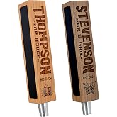 Custom Brew Gear Laser Personalized Beer Tap Handle with Chalkboards, Laser Engraved