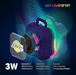 SOAR NBA Shockbox LED Wireless Bluetooth Speaker