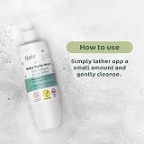 Naty Baby Body Wash 240ml Natural Origin Tear Free Fragrance Free SLS/SLES Free view 4