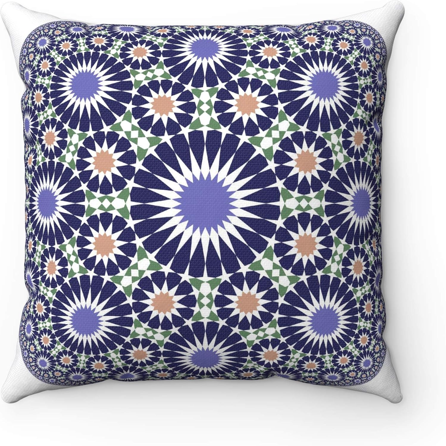 Tiles Mosaic Moroccan Original Cushion Covers Moorish Arabesque Style