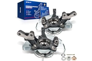 KAX Front Steering Knuckle & Wheel Bearing Hub Assembly Fit for Jeep Patriot 2007-2017, Jeep Compass 2007-2017, Dodge Caliber 2007-2012,Passenger and Driver Side 698-410, 698-411