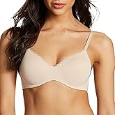 Maidenform Women's M Lift Bralette, Convertible Demi Bra, Lace-Trimmed Wireless T-Shirt Bra
