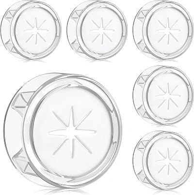 Alyvisun 6Pcs Aesthetic Self-Adhesive Towel Hooks No Drilling