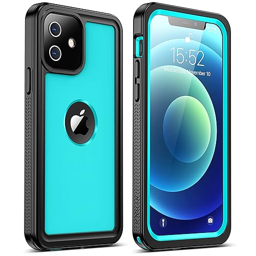 NYTOLA Waterproof Case for iPhone 12, Waterproof Case with Built