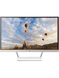 HP Pavilion 27-inch FHD IPS Monitor with LED Backlight (27xw, Snow White and Natural Silver)