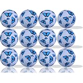 GBM Blue Butterfly Novelty Golf Balls &ndash; Colorful Printed Balls for Women, Unique Golf Gifts for Moms, Grandmas, Tournaments &amp; Holidays, 1 Dozen