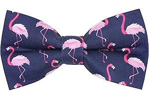 OCIA Cute Pattern Pre-tied Bow Tie Adjustable Bowties for Adult & Children