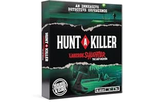 Hunt A Killer: Lakeside Slaughter – Immersive Murder Mystery Game, for Fan of Interactive Crime Solving Experience, 90–120 Min Playtime, 1+ Players, Ages 14+