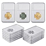 10-Pack 33mm Coin Slab Display Holder, Clear