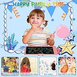 PYTTUR LCD Writing Tablet for Kids 10 Inch Colorful