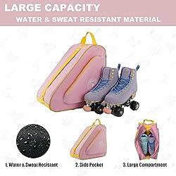 HEXIFUL Skate Bag for Ice, Inline, Roller & Quad