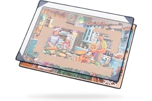 Tektalk Jigsaw Puzzle Board Portable Puzzle Mat for Puzzle Storage Puzzle Saver, Non-Slip Surface (Up to 1000 Pieces, Khaki)