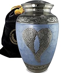 Blue Angel Cremation Urn for Ashes Adult Male