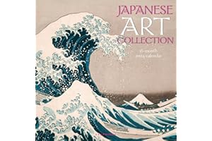 Graphique 2024 Japanese Art Collection Wall Calendar | 12” x 12” | Thick Paper | Home & Office Organizer | Large Monthly Grid | 3 Languages & Marked Holidays | 4 Month Preview Page for 2025