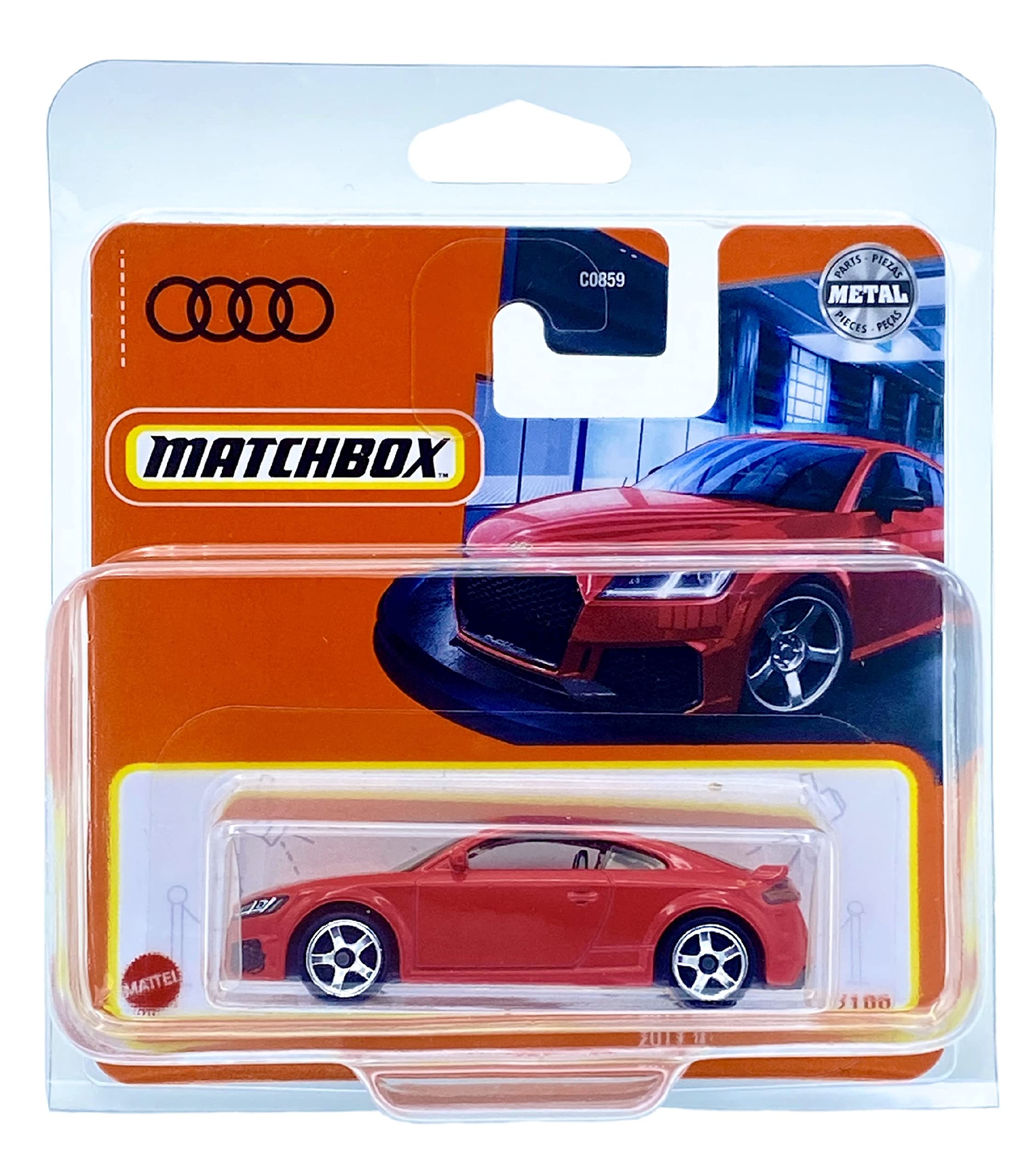 Matchbox 2019 Audi TT RS Coupe (Red) 2022 - 49/100 (Short Card) *** COMES IN A KLAS CAR KEEPER PROTECTIVE COLLECTORS CASE *** HFR62
