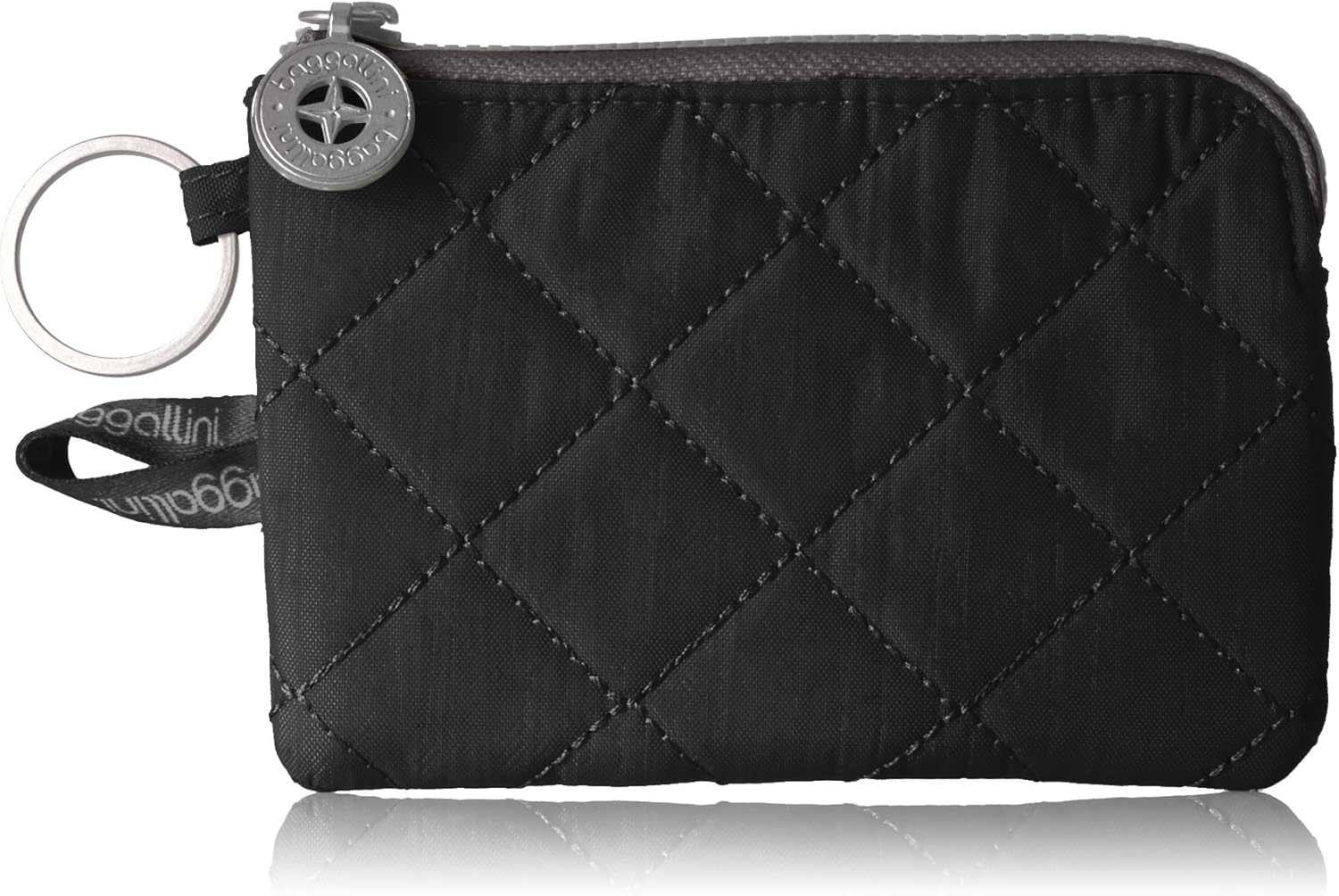 Baggallini Women's Card Case, RFID Protection, Lightweight Nylon Holder