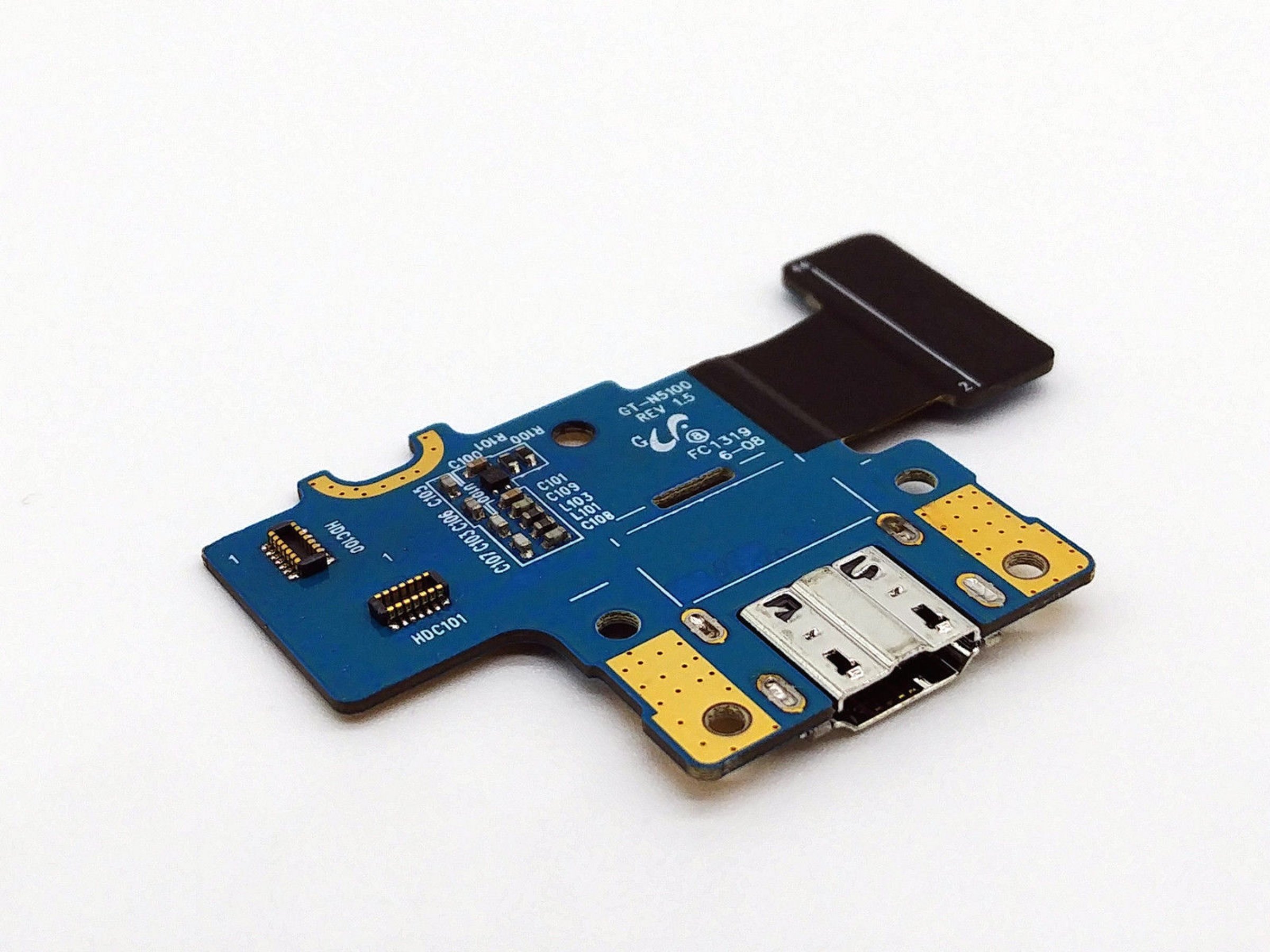 Flex Flat Data Sync Dock USB Module Breadboard Charging Dock Charging Connector + Microphone, for Samsung Galaxy Note 8.0 3 G GT-N5100 N WiFi 5100 N5100