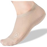 ULTRACEN Womens Thin Socks Non Slip Ultra Thin Liner Socks Nylon Cool Sense No Show Socks Sheer Lightweight