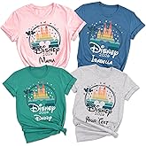 Lantliv Personalized Family Vacation T-Shirt, Family Matching Mouse Shirt, Magic World Shirt, Unisex Adult, Short Sleeve
