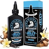 Bossman Jelly Beard Oil (4 oz) - Thicker Formula - Texas Made - Magic Scent | First-Of-Its-Kind Non-Greasy Jelly Oil w/ Increased Viscosity - Softens, Moisturizes, Conditions Beard w/ Natural Ingredients