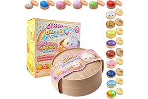 Dumpling Squishy Mystery Box, Super Soft Slow Rising Fidget Toy, Cute Bao Bun Design Sensory Plaything, Calming Gift for Kids