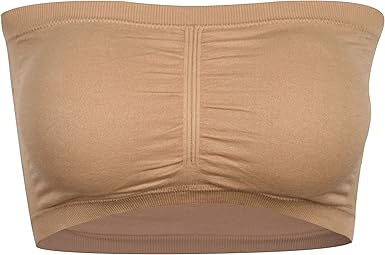 strapless padded sports bra