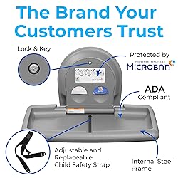 Koala Kare Surface-Mounted Horizontal Baby Changing