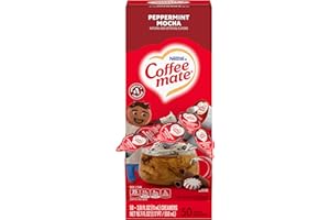NESTLE Coffee mate Peppermint Mocha Creamer, Liquid Singles, 50/Box