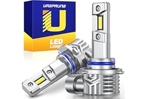 Ursprung Fahren 9005 LED Bulbs 2023 Upgraded, 9005/HB3 LED Light Bulbs 18000 Lumen 600% Brighter 1:1 Size 6500K Cool White, IP68 Waterproof, Pack of 2