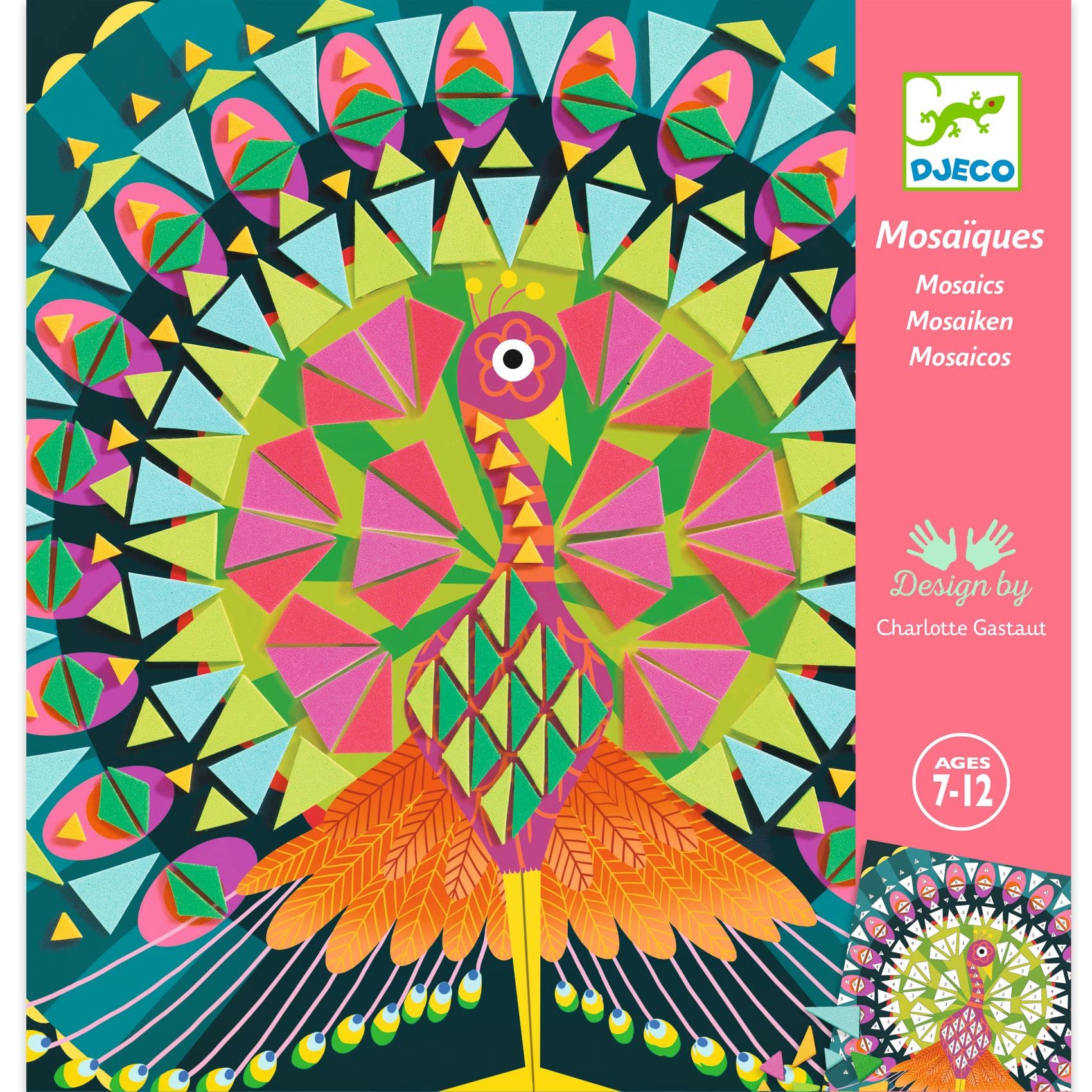 Djeco Mozaiek Coco, Multicolour