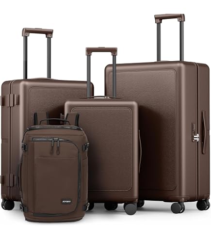 Amazon.com: Joyway 4-Piece Hardside Luggage Set with Backpack, 20